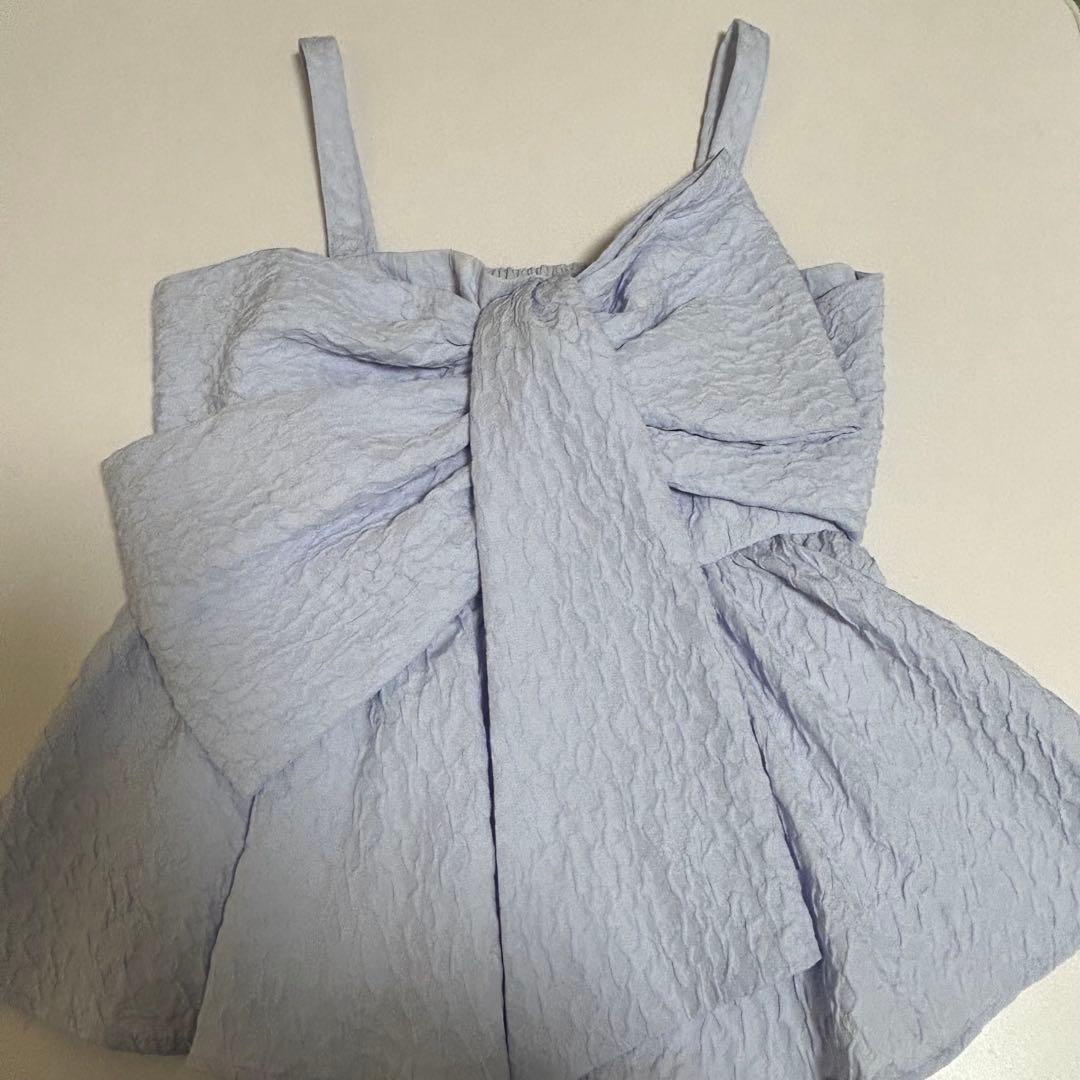 FRAY I.Dペプラムリボントップス