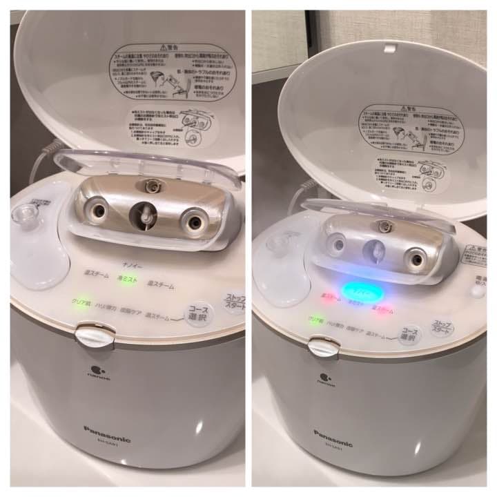 動作確認済★Panasonic ナノケア ナノイースチーマー EH-SA91