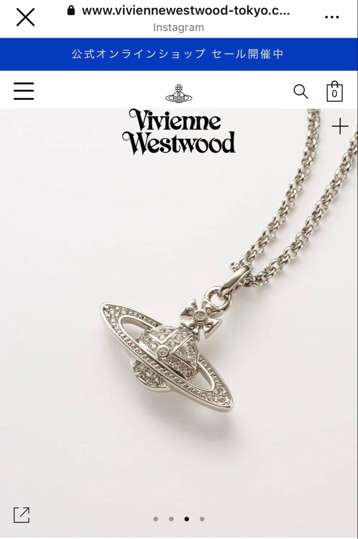 vivian MAN MINI BAS RELIEF ORB ネックレス