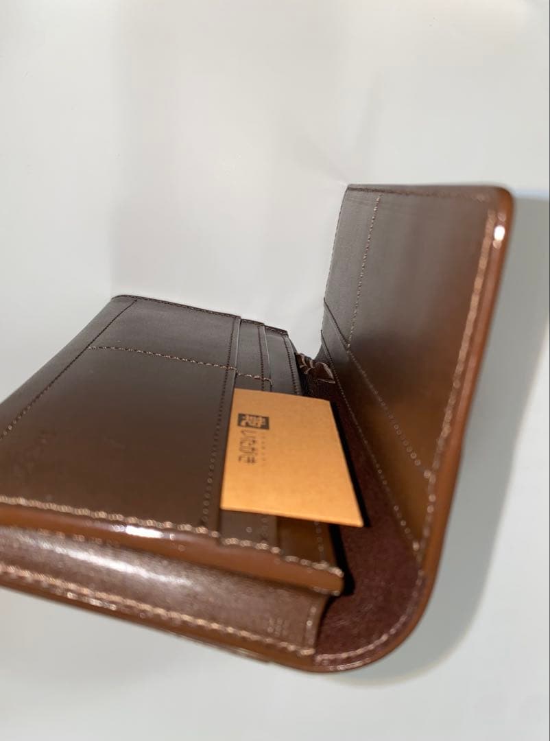 本革 長財布／いたがき　栃木レザー　／ブラウン