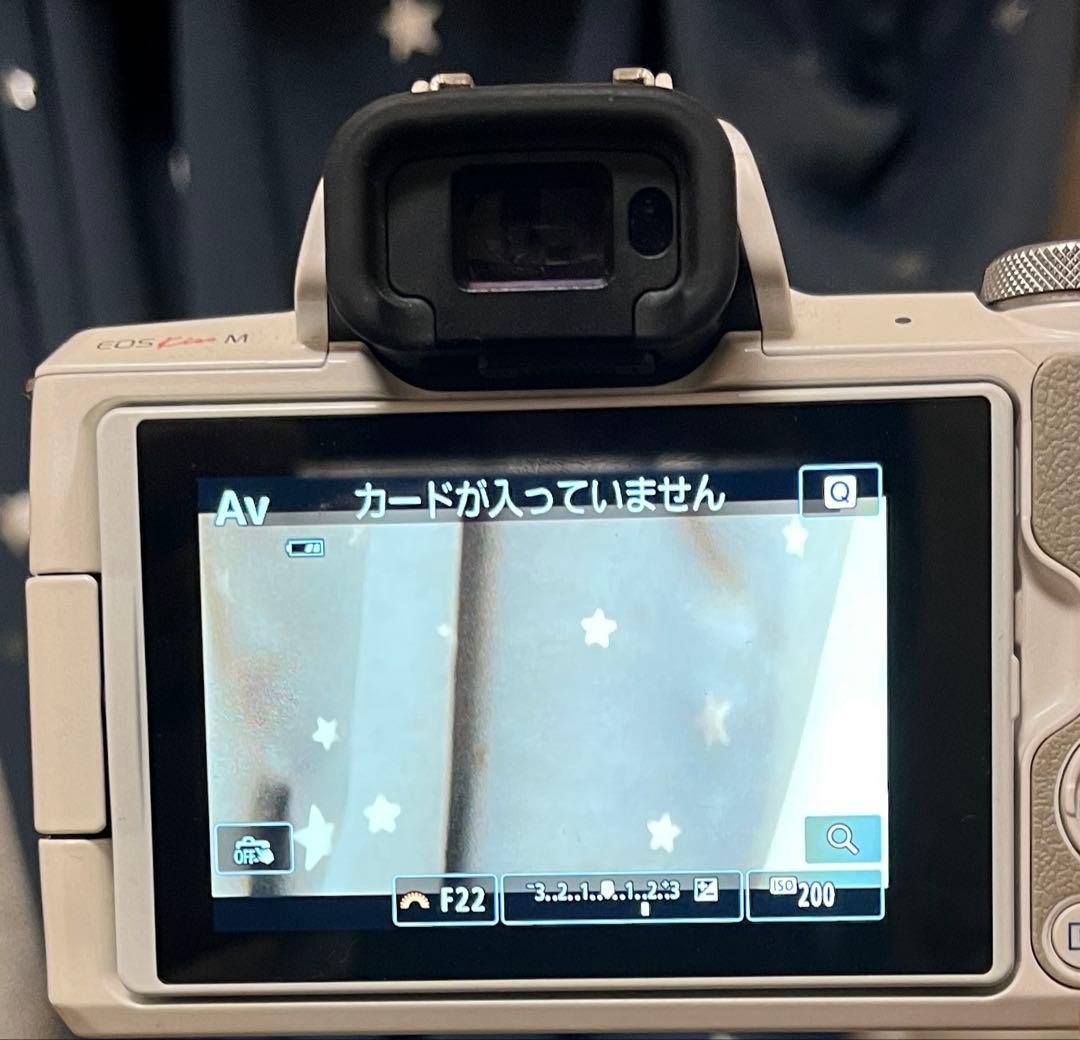 Canon EOS kiss Mホワイト ミラーレス一眼