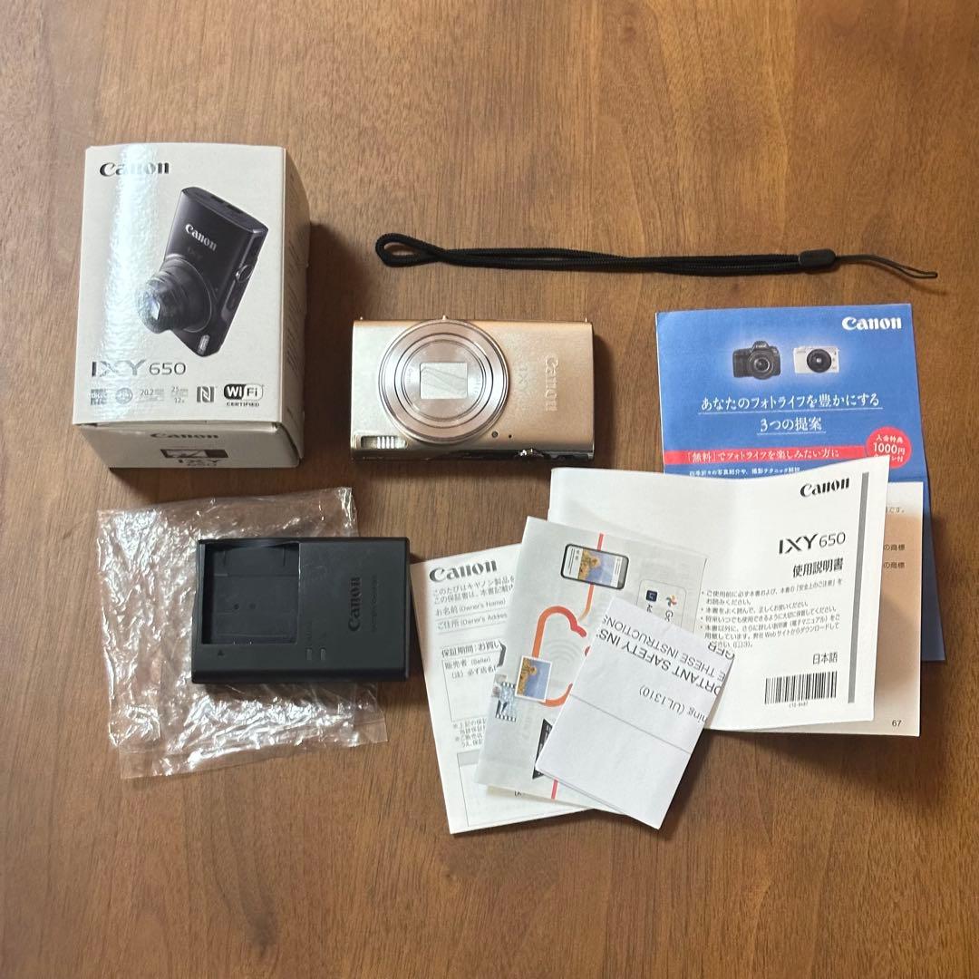 【美品】canon ixy650 デジタルカメラ