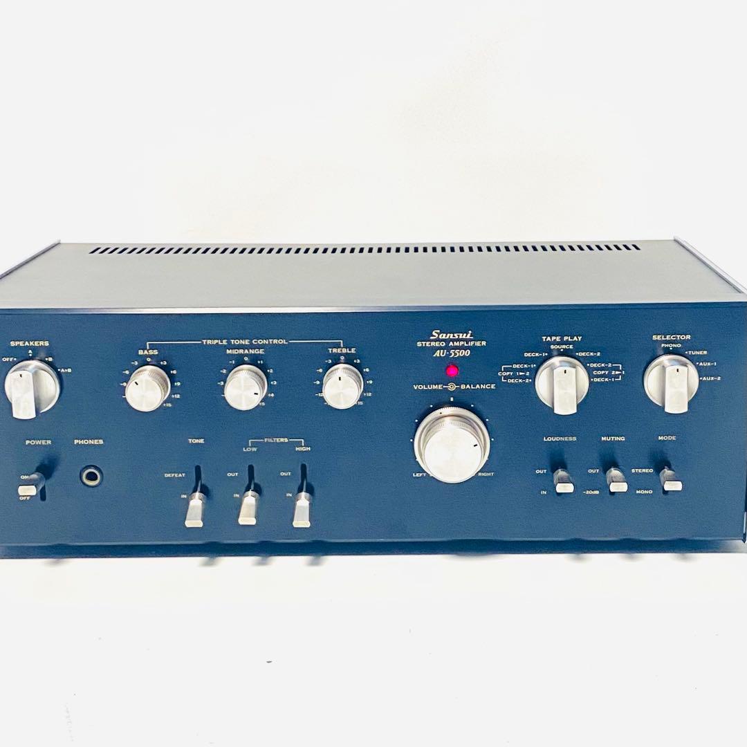 SANSUI サンスイ AU-5500 ビンテージ プリメインアンプ