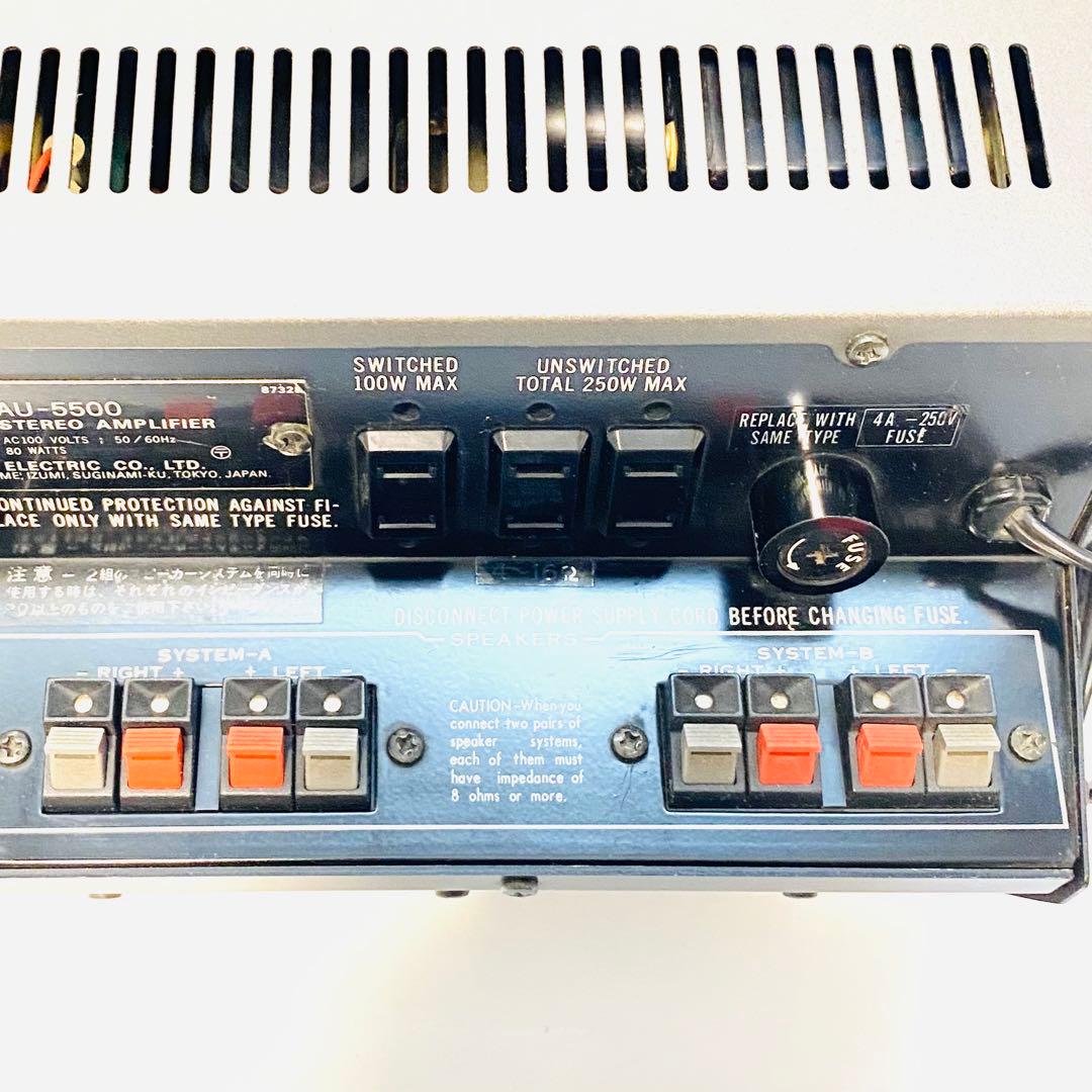 SANSUI サンスイ AU-5500 ビンテージ プリメインアンプ