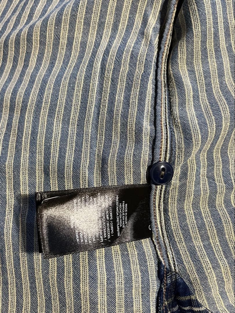 え*ま様 ダブルアールエル　RRLインディゴ プラッド ダブルフェイス ワークシ