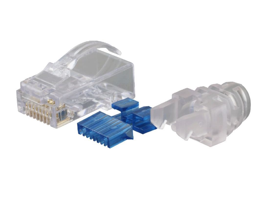 【送料無料】日本製線 CAT6モジュラープラグNSP624B 10箱セット