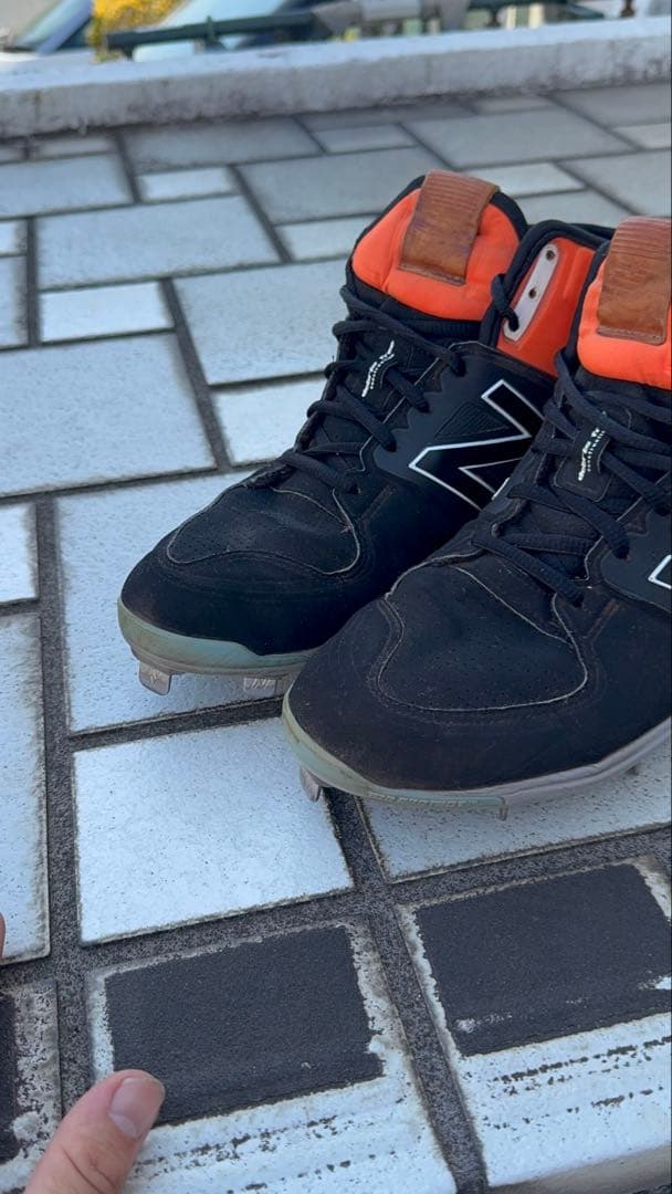 【巨人】マギー元選手実使用スパイク|NB 28.5cm【読売ジャイアンツ】