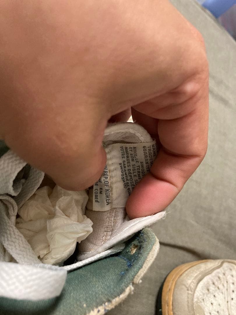 激レア！スカイジョーダン1 メタリックブルー