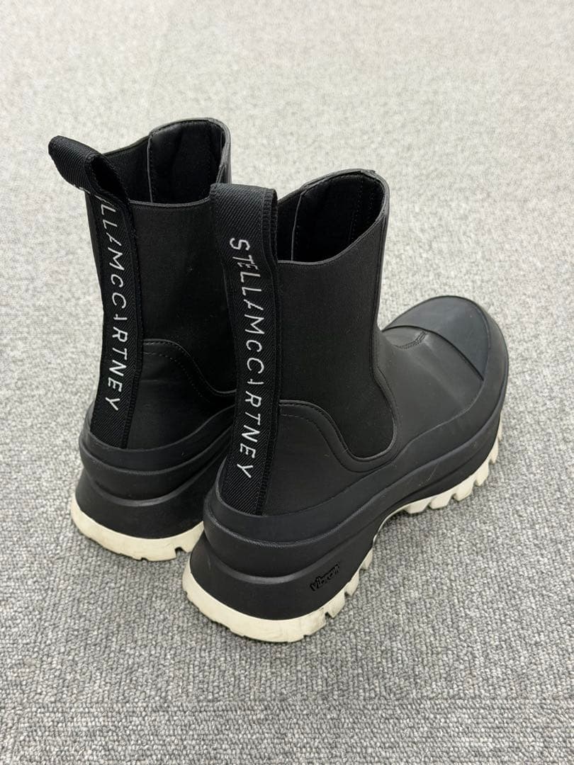STELLA McCARTNEY ブラック サイドゴアブーツ