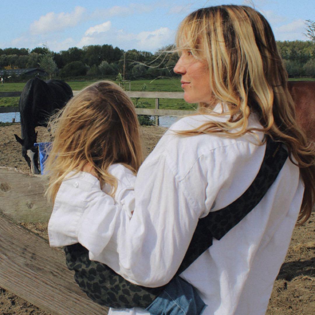 【未使用に近い】WILDRIDE アクティブキャリー グレー レオパード