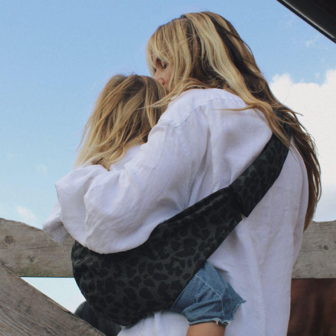 【未使用に近い】WILDRIDE アクティブキャリー グレー レオパード