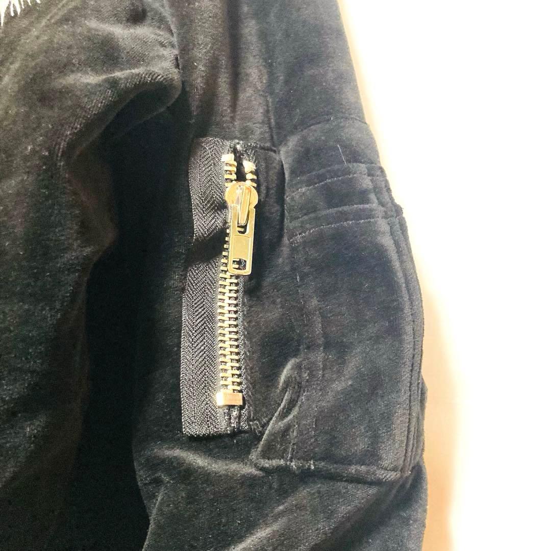 ダンケシェーン 刺繍 ベロア スカジャン オーバーサイズ 顔虎 鷹 イーグル 虎