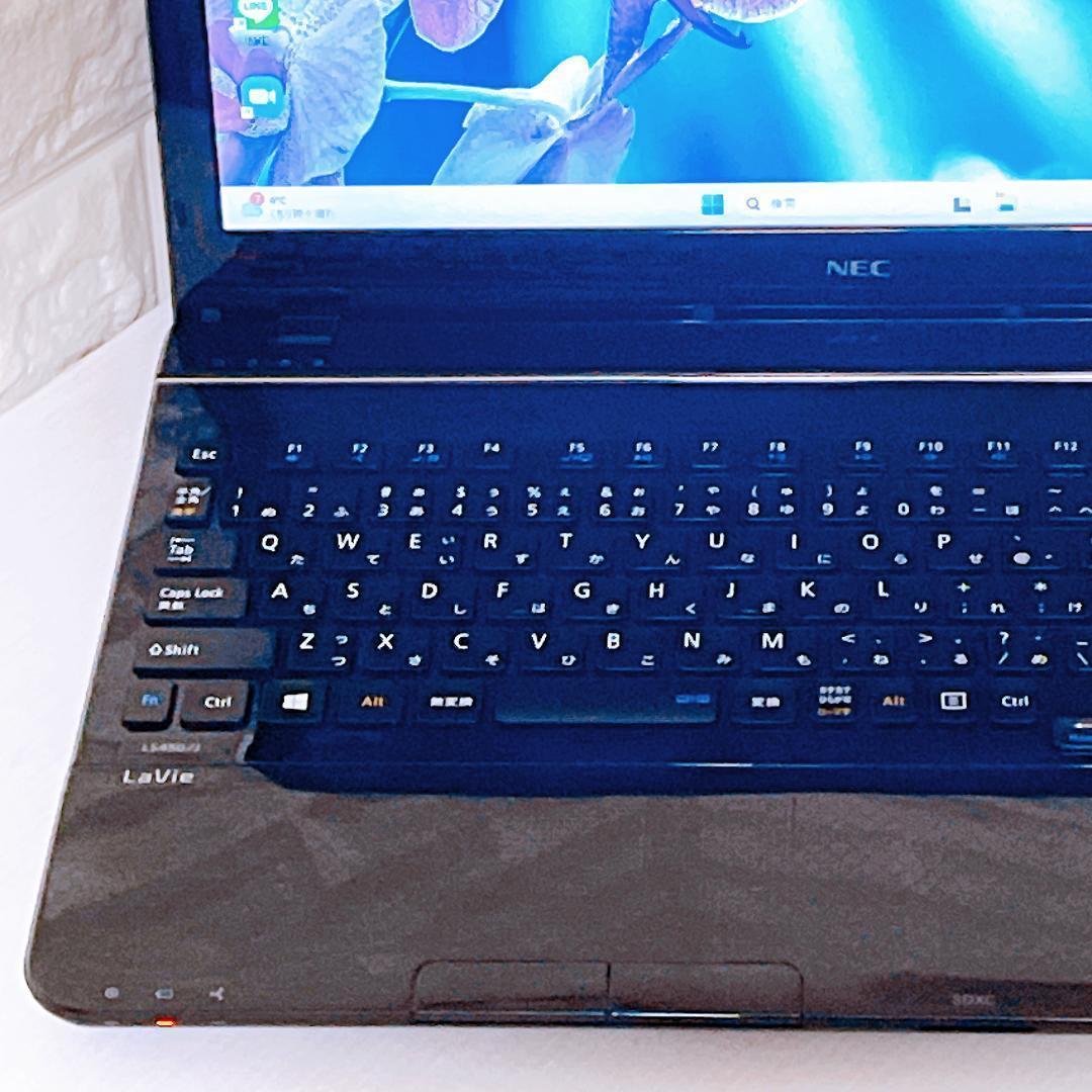 NEC ノートパソコン Windows11 SSD カメラ付き ノートPC