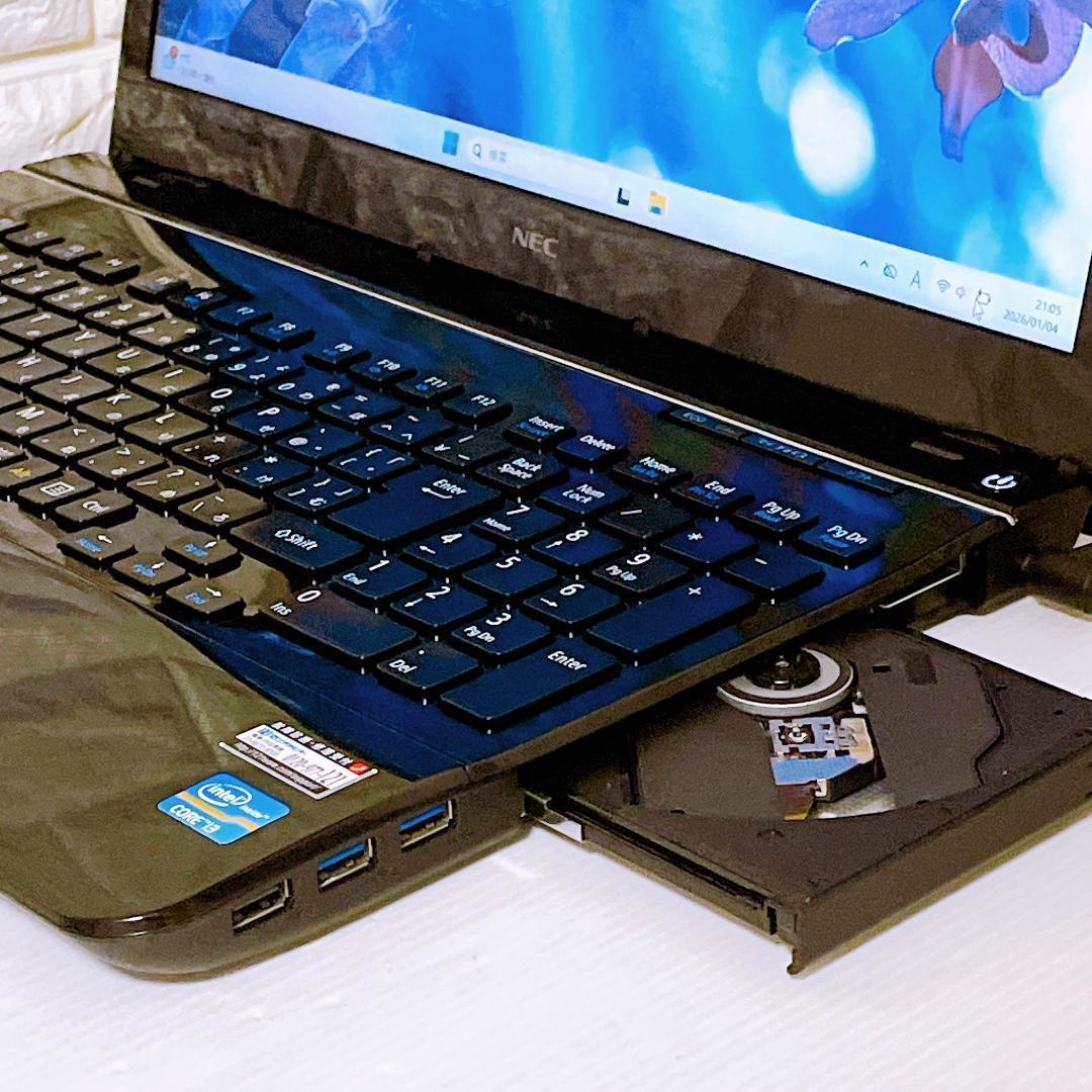 NEC ノートパソコン Windows11 SSD カメラ付き ノートPC