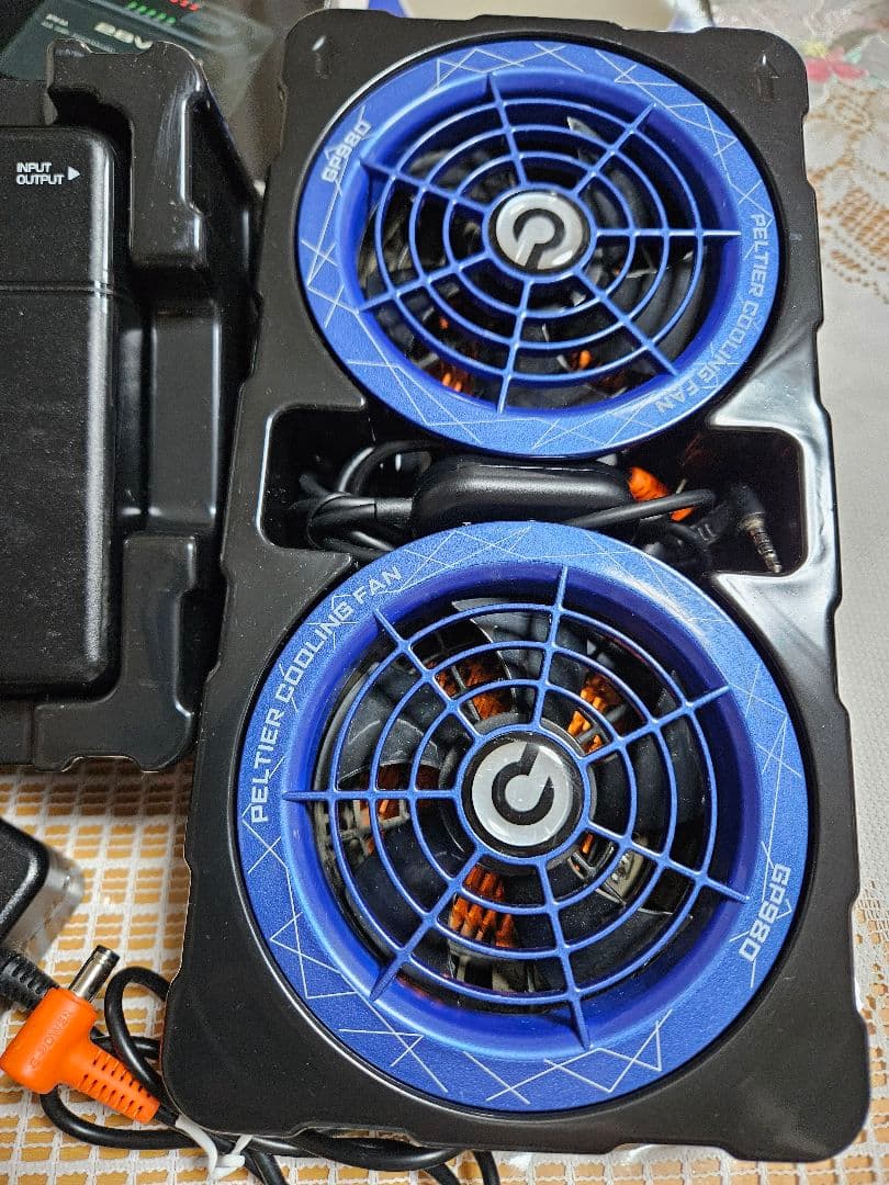 GB-Power 28V バッテリーと冷却ファンセット