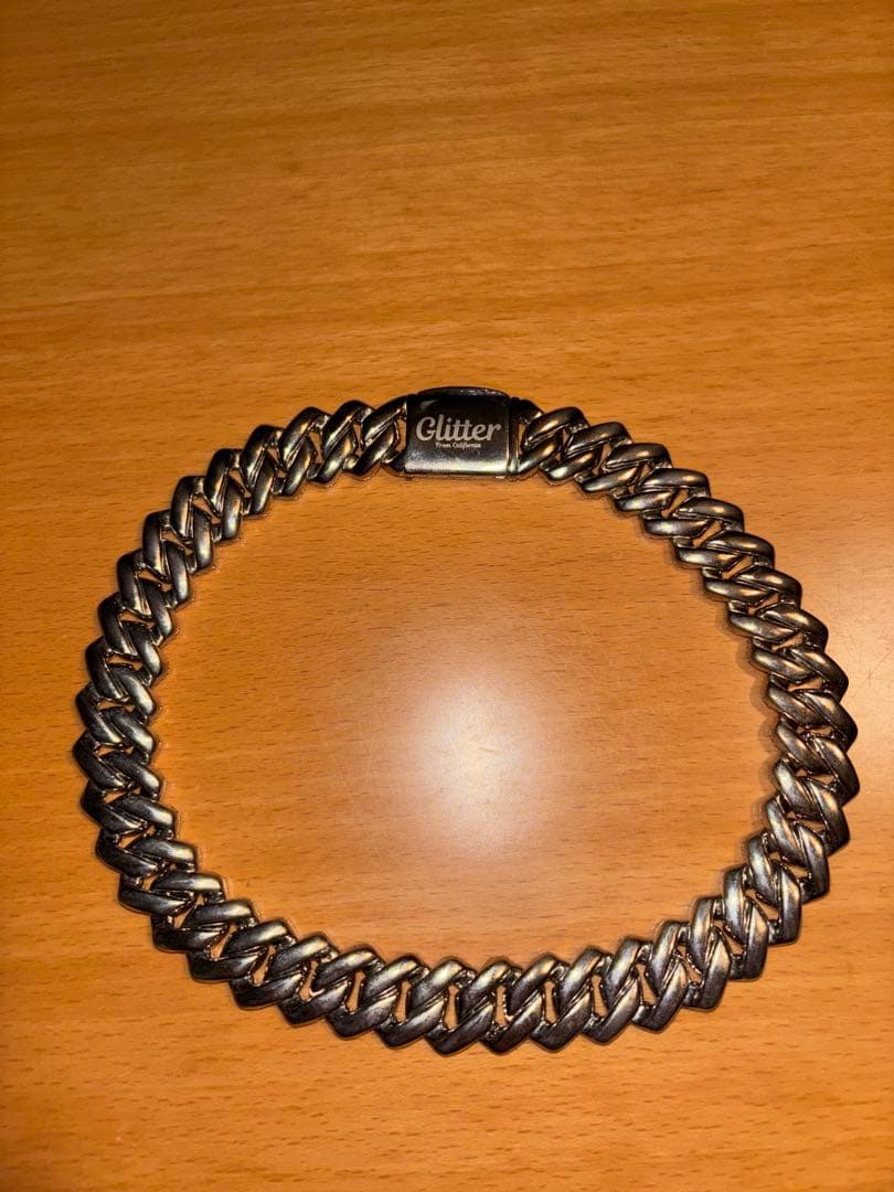 m.aGlitter シルバーチェーンネックレス　45cm