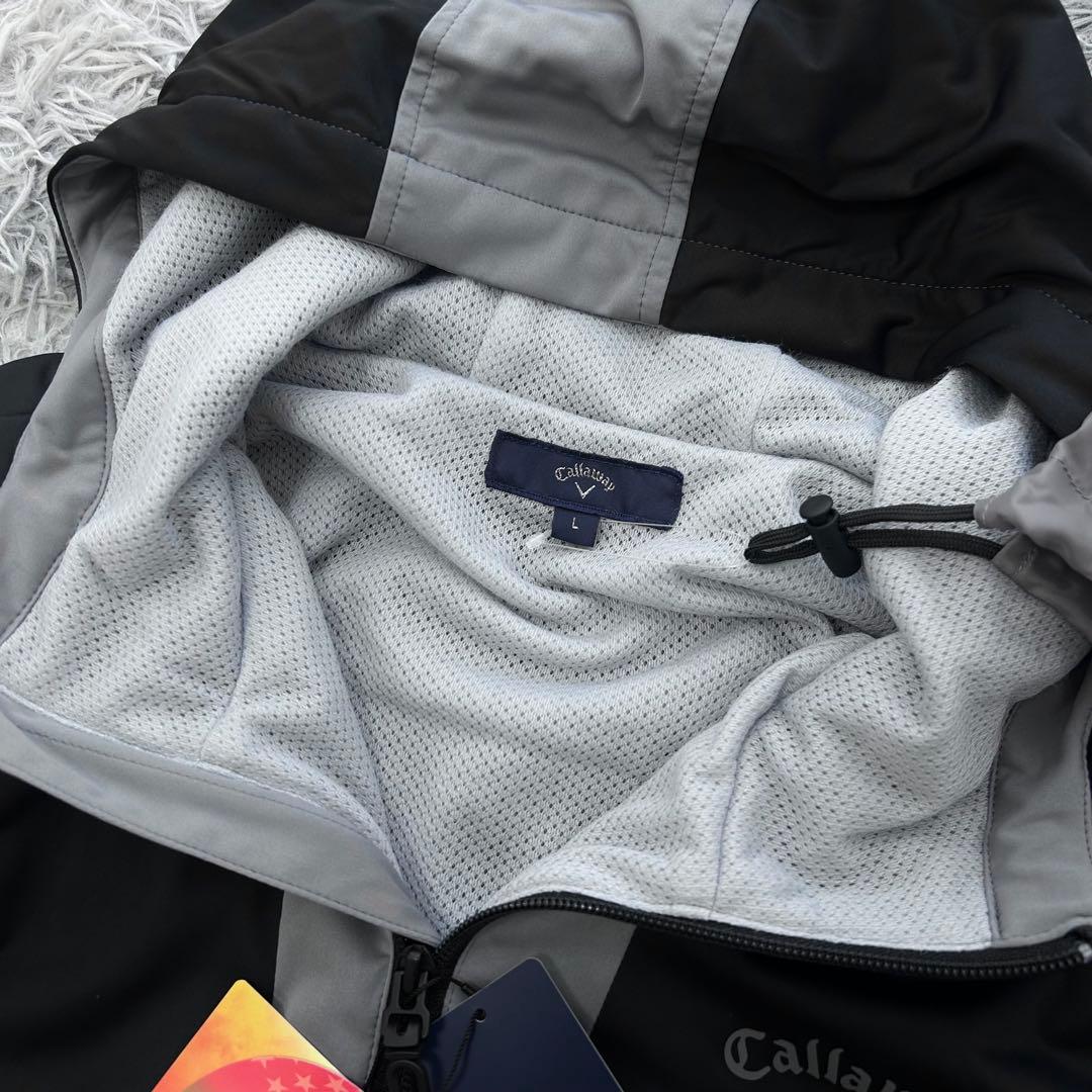 新品　キャロウェイ　ジャケット　ブルゾン　中綿　フーディ　フルジップ　グレー　L
