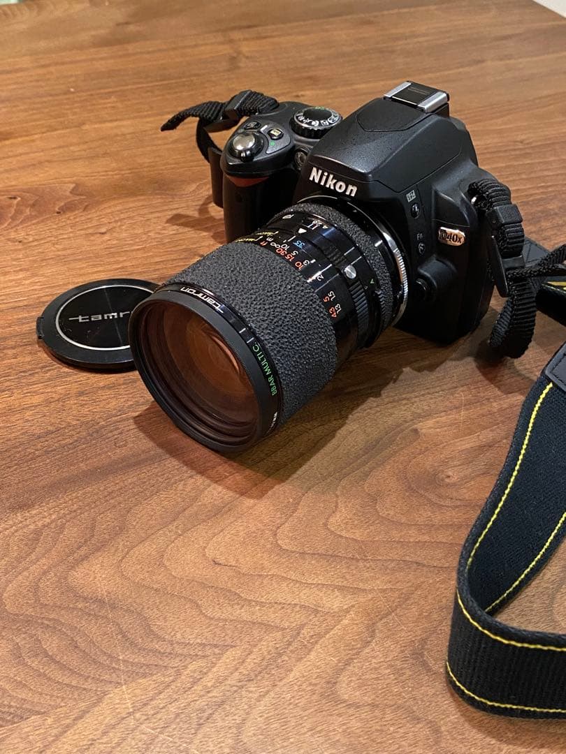 Nikon D40Ｘ　CCDデジタル一眼タムロン35-80 1:2.8〜3.5