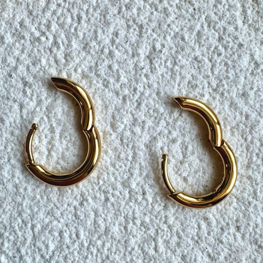 TOM WOOD トムウッド ゴールド Classic Hoop Small