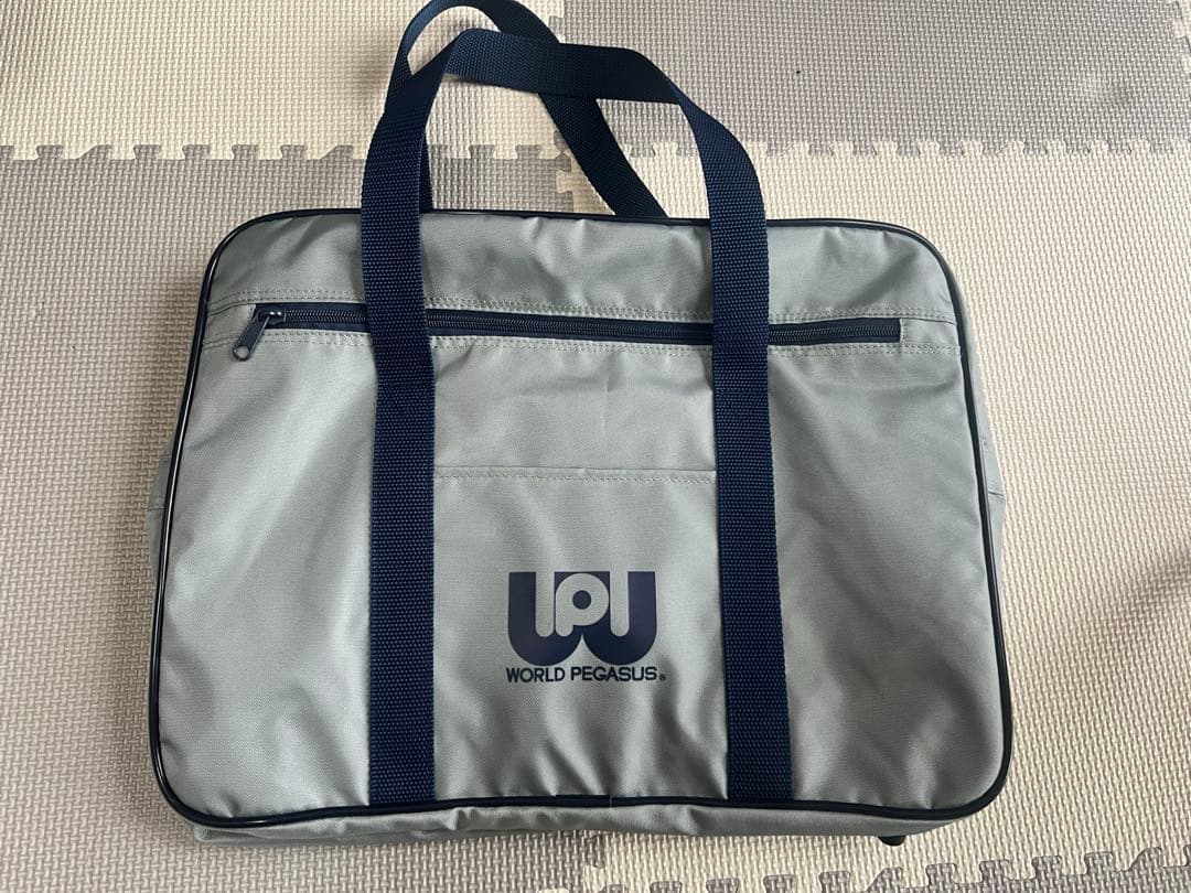 ワッペ　スクバ　マルミ運動具店　WORLD PEGASUSグレー