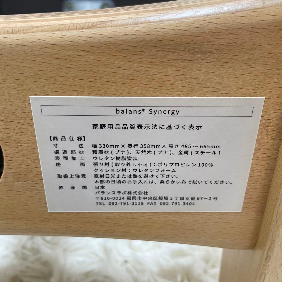 はな丸様用　balance synergy バランス 姿勢矯正チェア シナジー