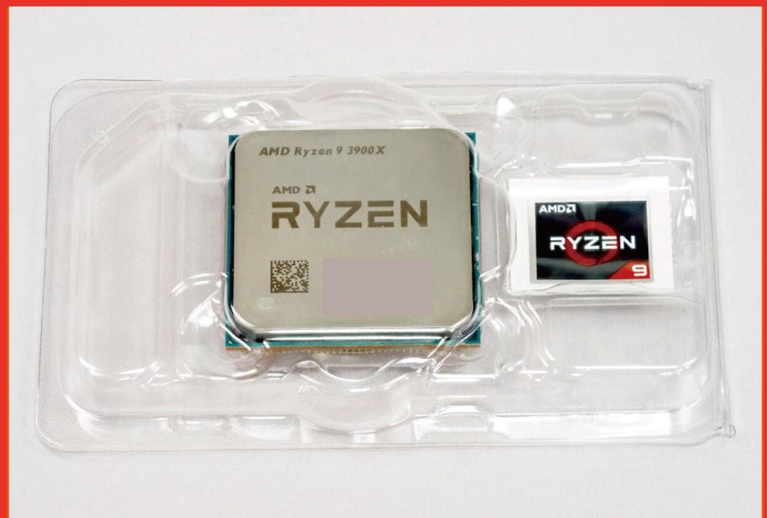 Ryzen9 3900X 未使用CPUクーラー付き