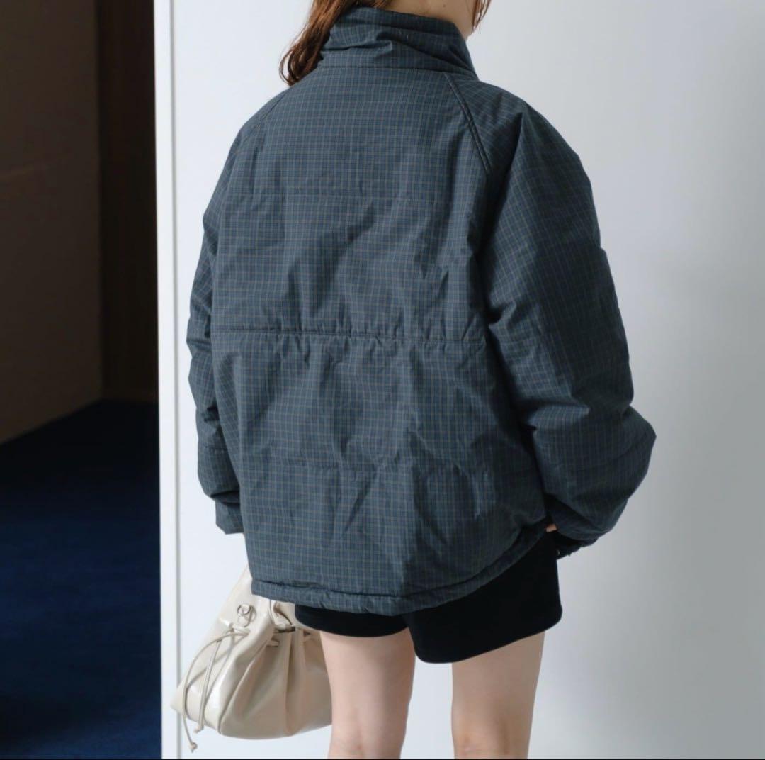 kastane チェック中綿リバーシブルアウター Mサイズ