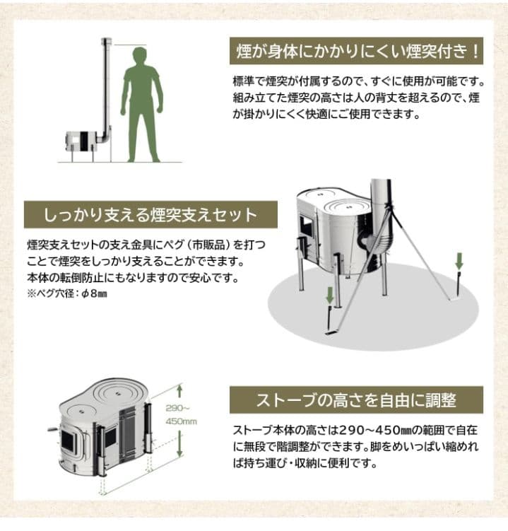 薪ストーブ　新品未使用品