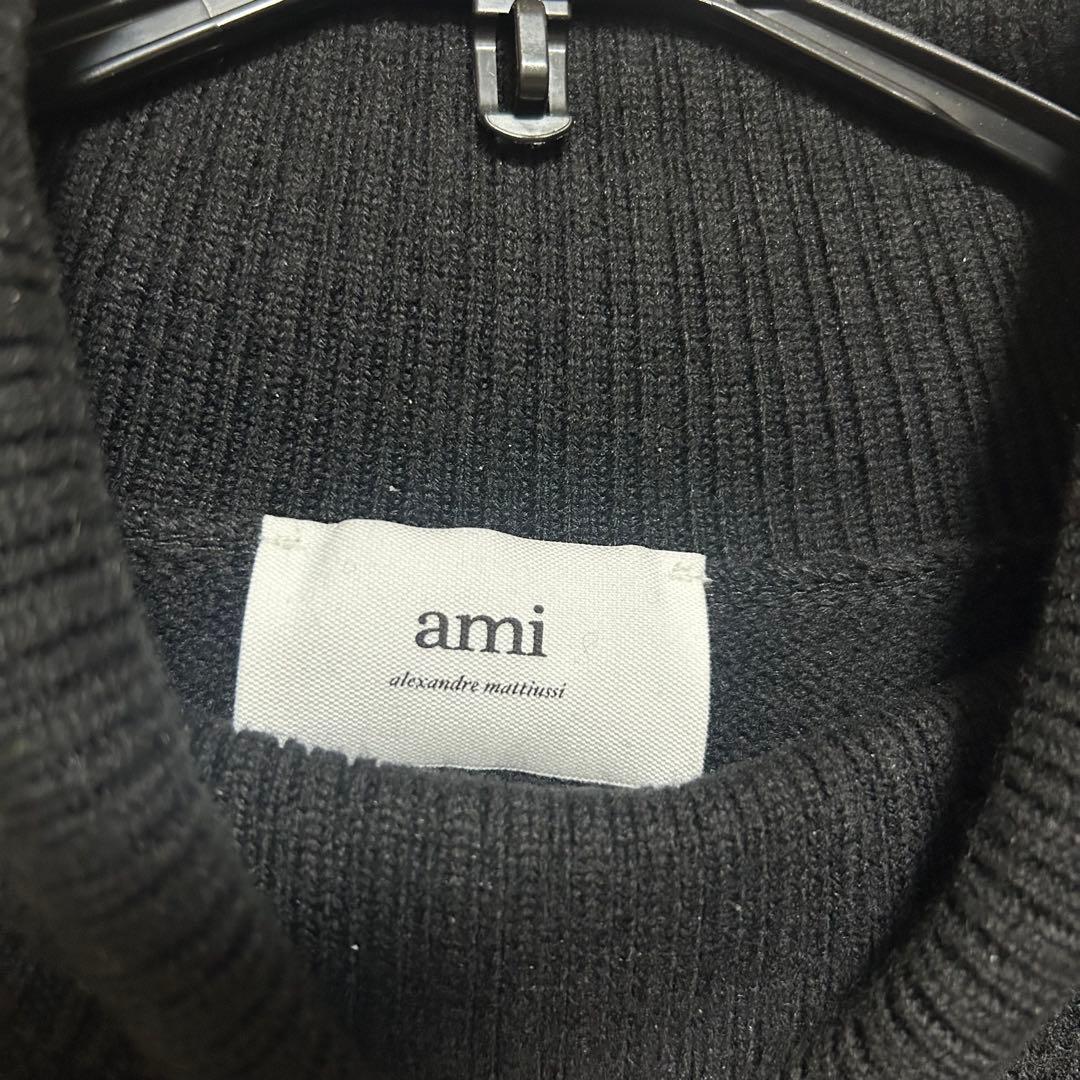 【凛さん専用】ami paris タートルネックニット セーター 黒