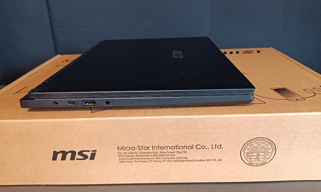 【Core i9】の異次元を体験してみたい方へ MSI 14型ノートPC