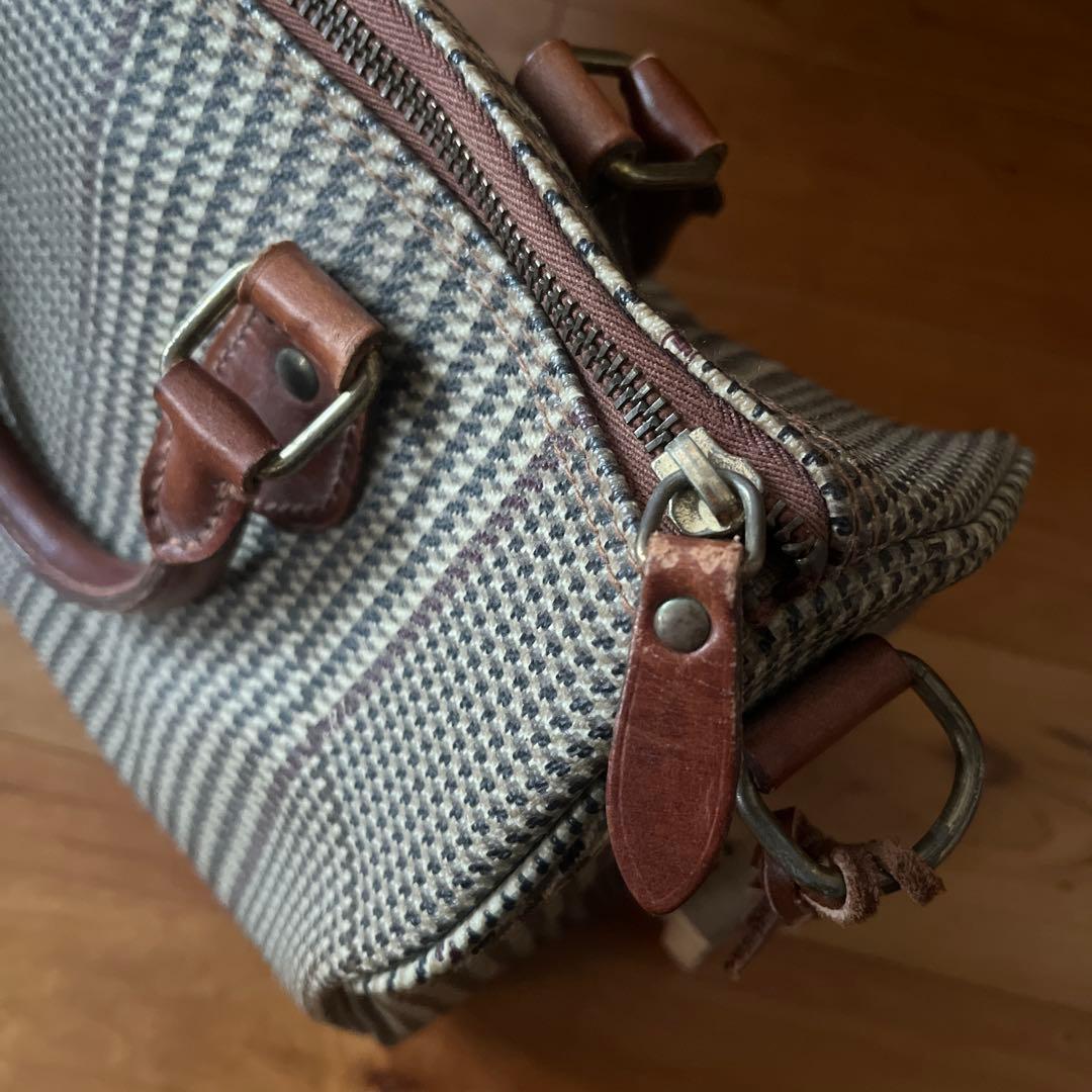 POLO Ralph Laurenチェック柄ミニボストン バッグ