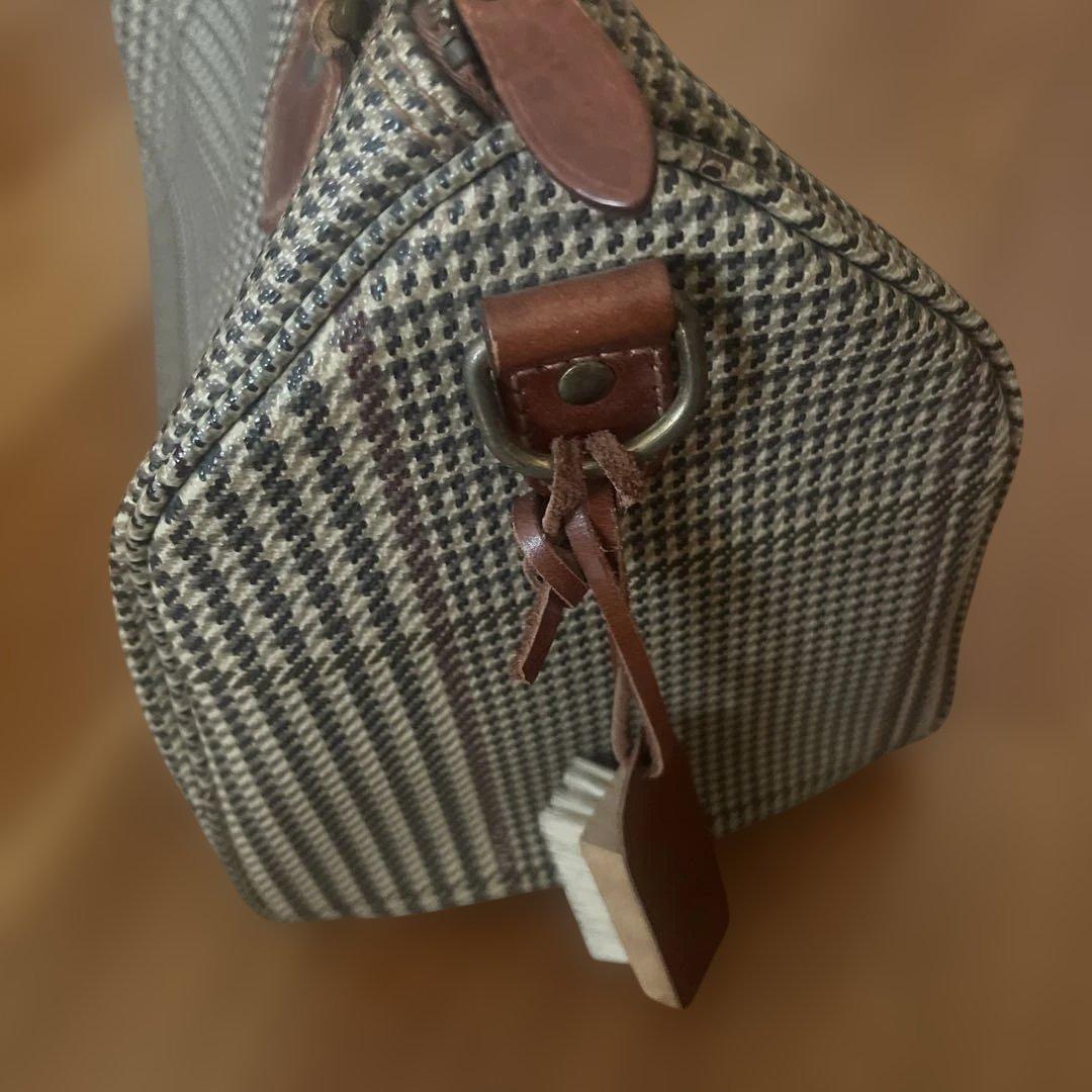 POLO Ralph Laurenチェック柄ミニボストン バッグ