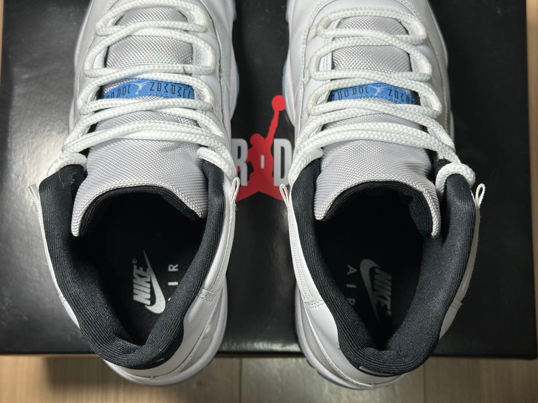 【美品】 28cm / AJ 11 \"White/Legend blue\"