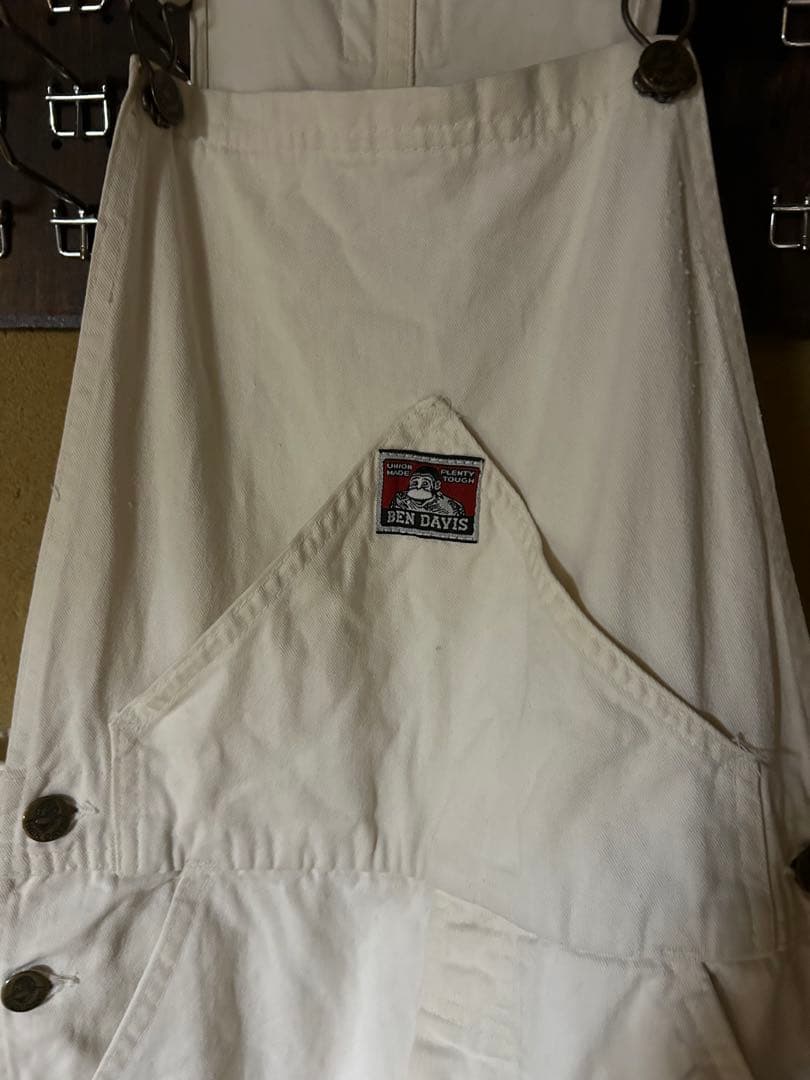 50s 60s BEN DAVIS overall 生成り オーバオール