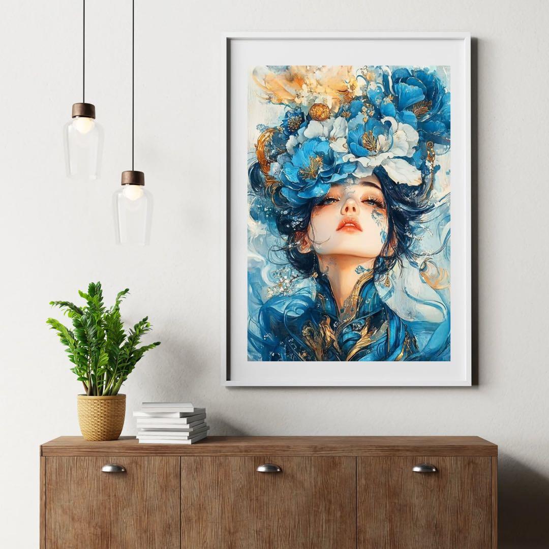 2点セット　ALLフェアリーダストビーズ　 ダイヤモンドアートキット　女の子　花