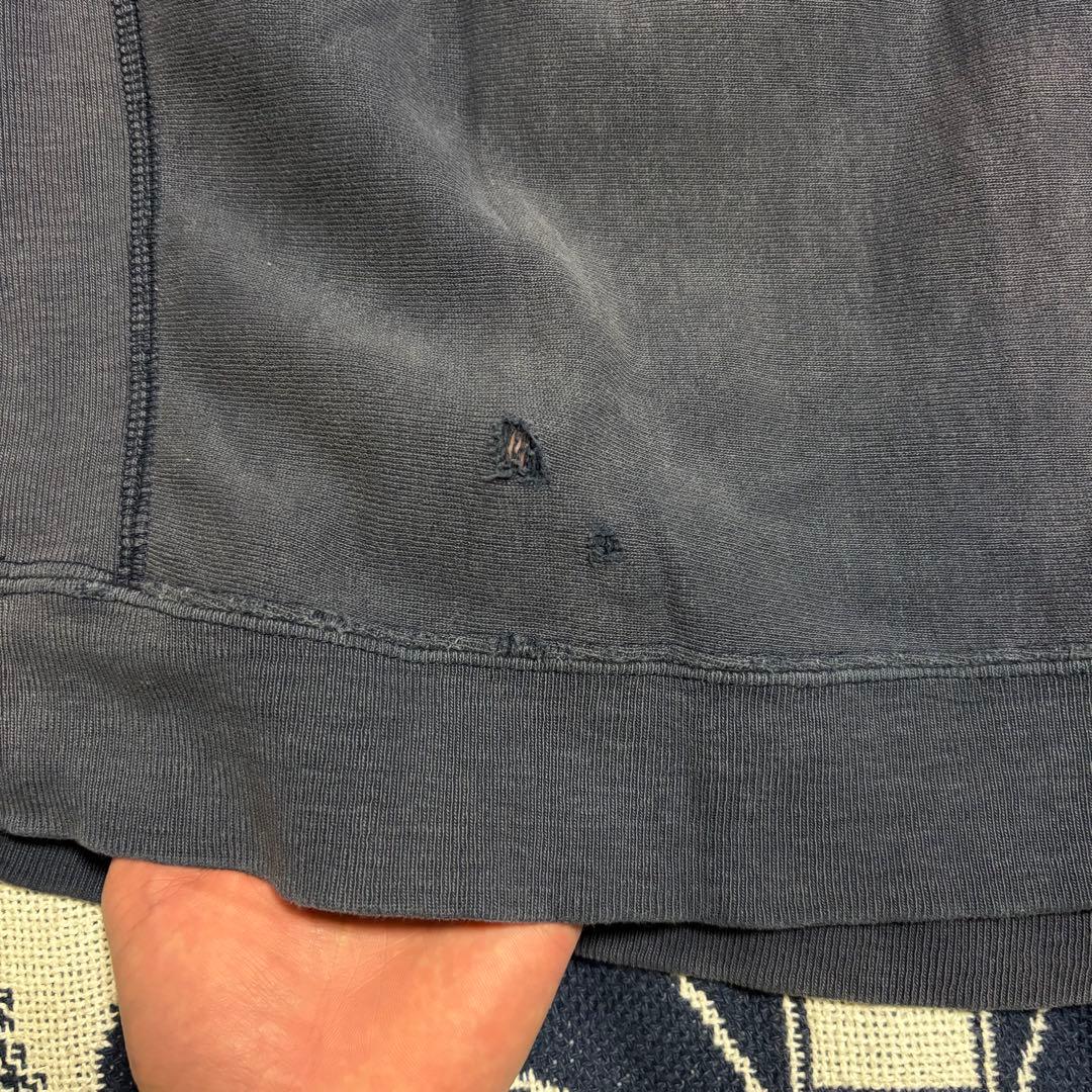 ボロ　80s champion リバースウィーブ　サンフェード　ナス紺　USA製