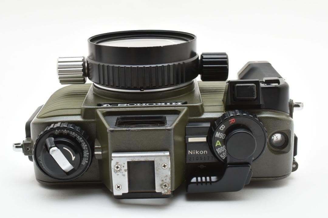 希少 Nikon NIKONOS-V モスグリーン 水中カメラ フィルムカメラ