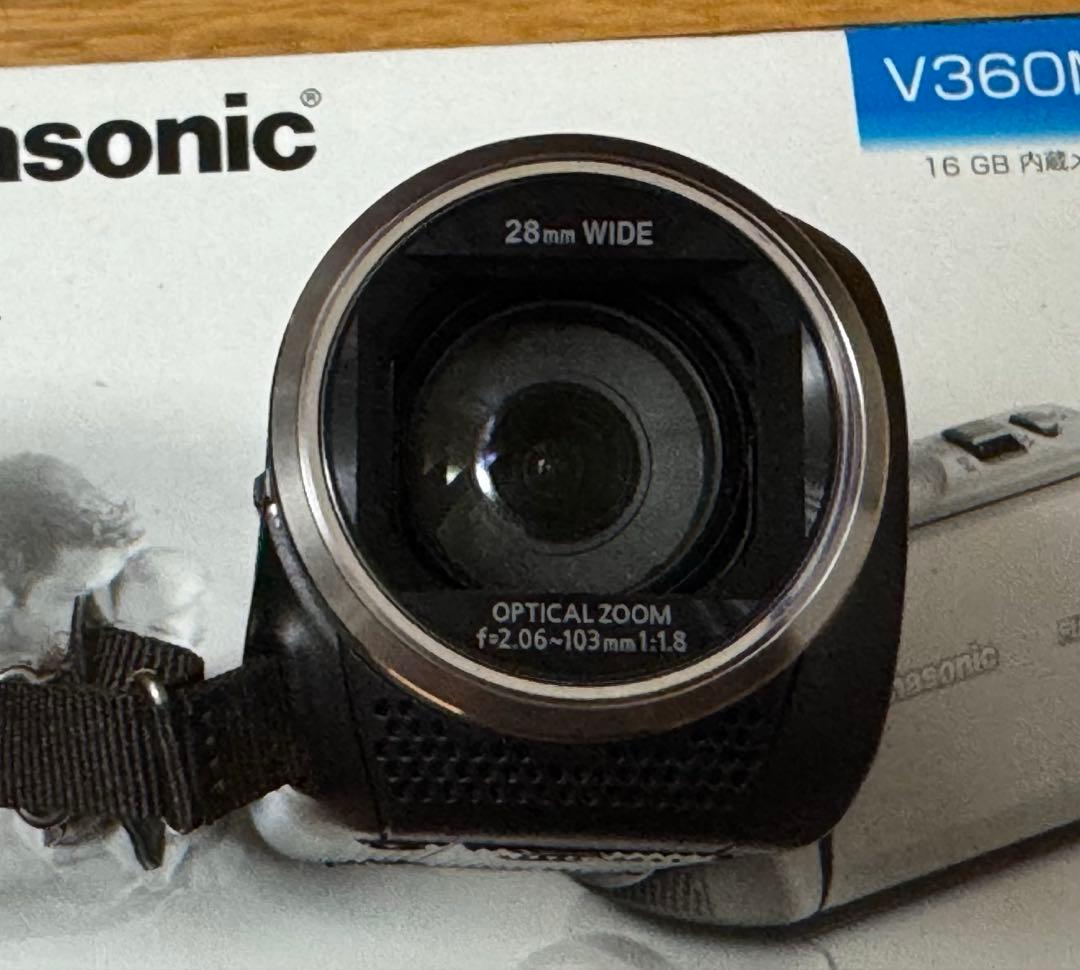 【美品】パナソニック HDビデオカメラ HC-V360MS ブラック