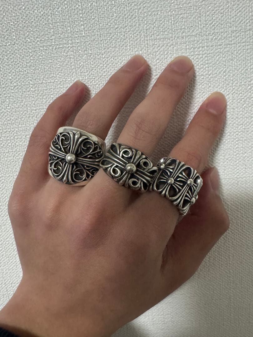 Chrome hearts 1992年製　フローラルリング15号