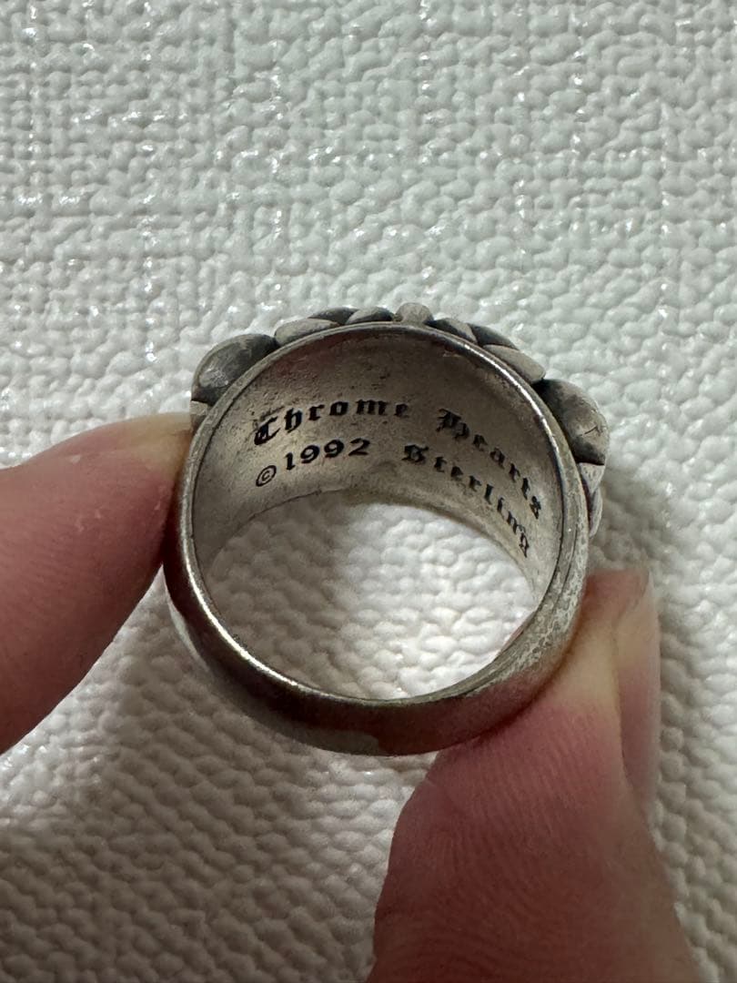 Chrome hearts 1992年製　フローラルリング15号
