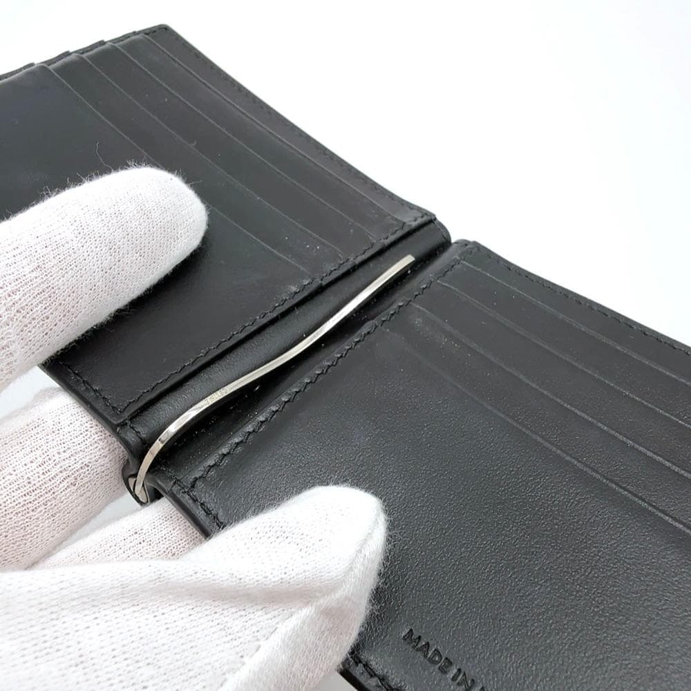 ◇セリーヌ◇レザー/ロゴ/マネークリップ/ブランド/ブラック