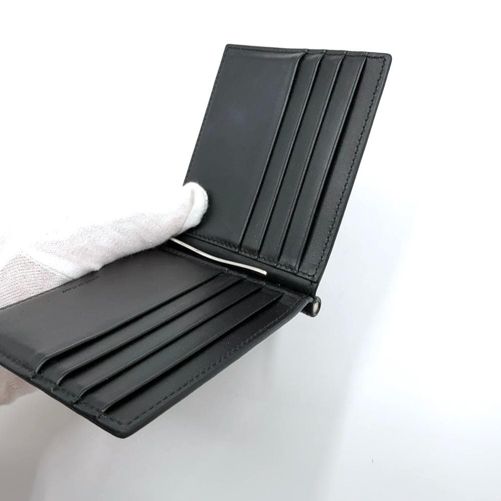 ◇セリーヌ◇レザー/ロゴ/マネークリップ/ブランド/ブラック