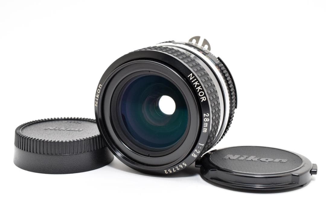 新品級 ニコン Ai NIKKOR 28mm f2.8 MF レンズ H203