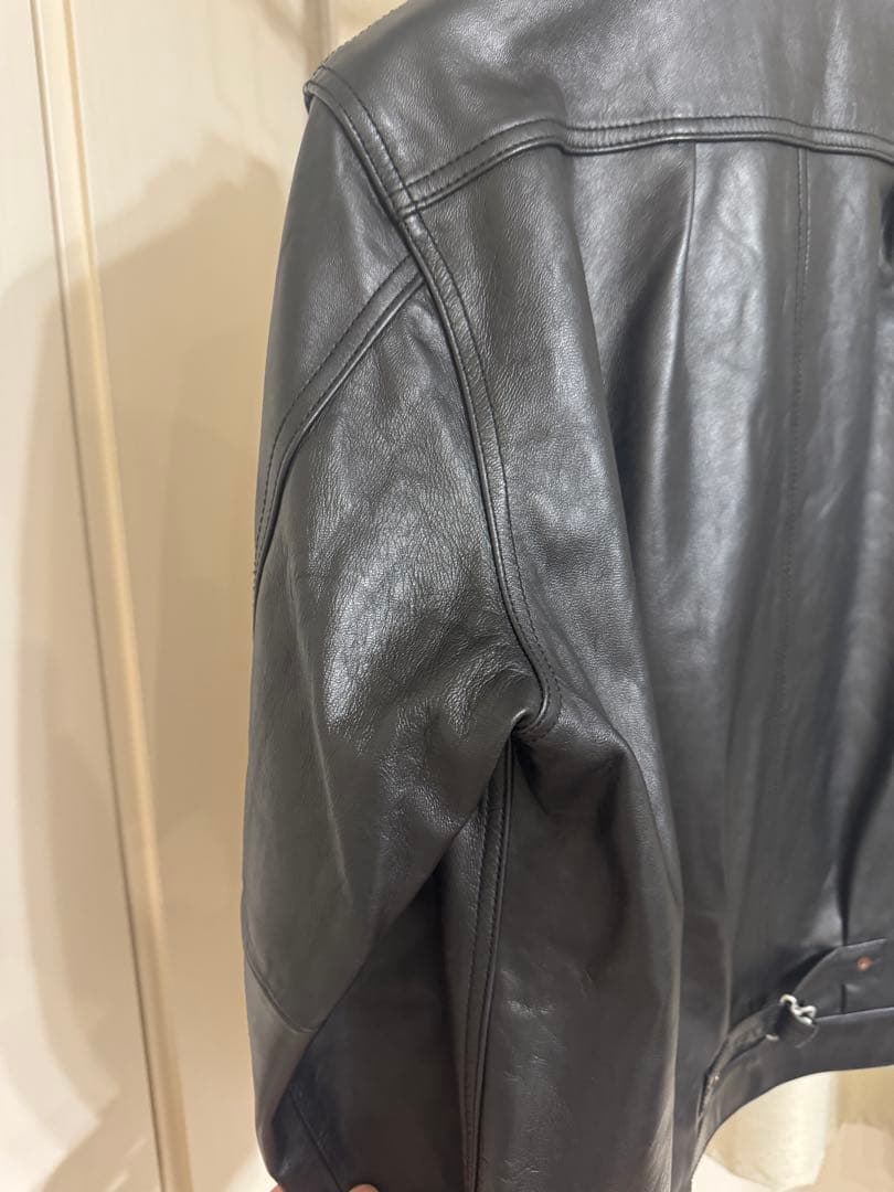 【美品】Schott LEATHER 1st TRACKER JACKET