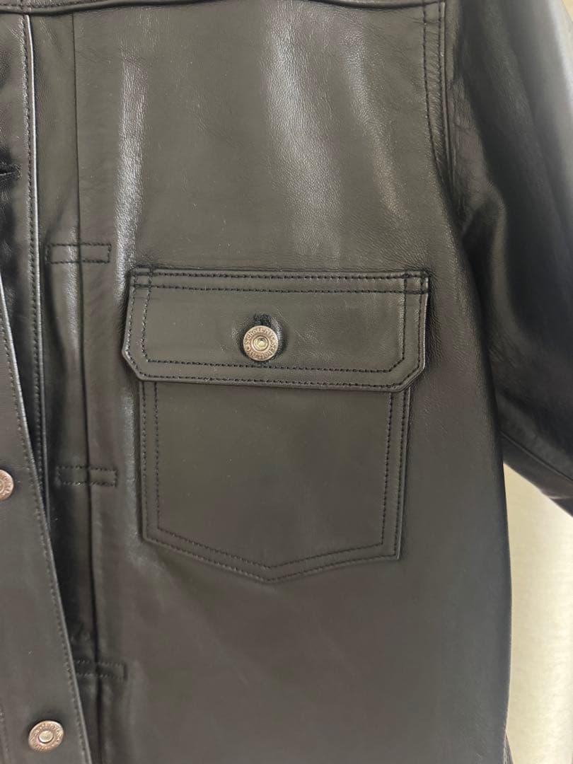 【美品】Schott LEATHER 1st TRACKER JACKET