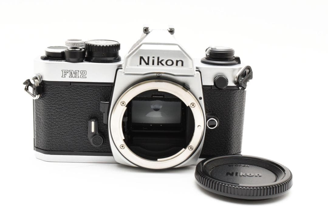 新品級 ニコン NEW FM2 シルバー フィルム　モルト新品交換済 B571