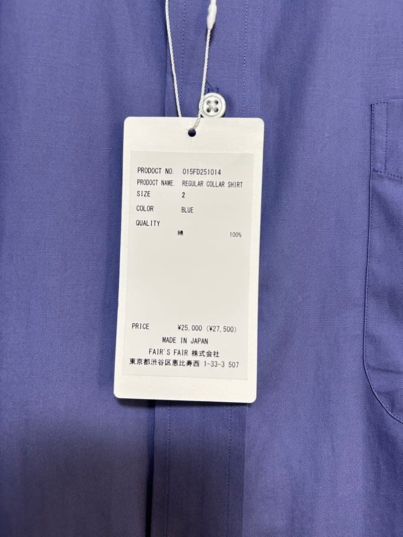 トップス FOUNDOUR REGULAR COLLAR SHIRT