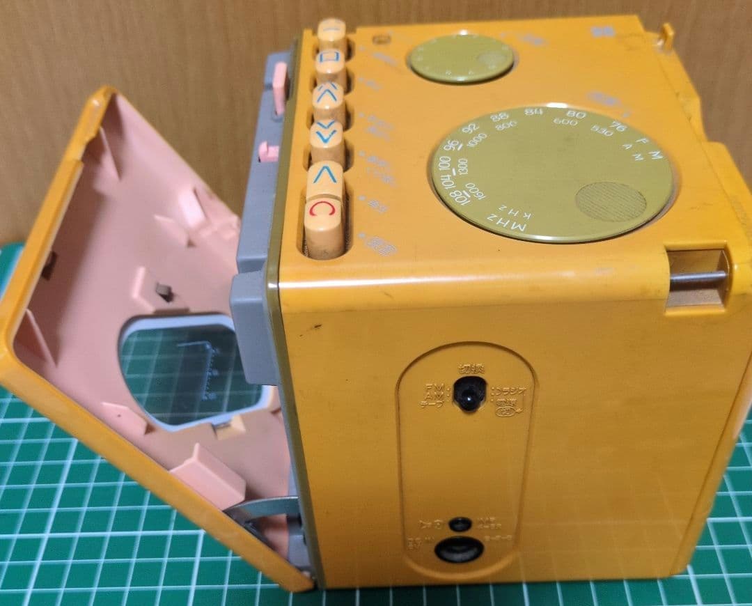 ☆昭和レトロレア色☆ナショナルラジカセ　コロカセ RX-90　Nat動作品