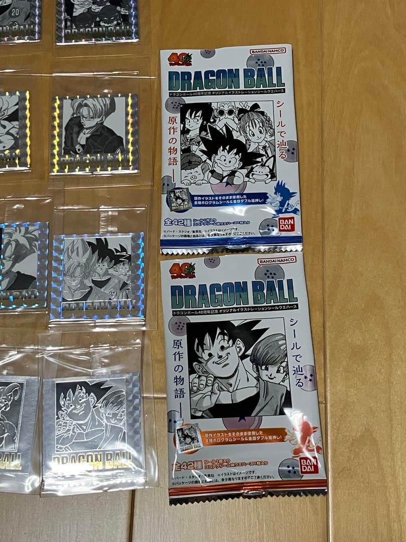 ドラゴンボール　40周年記念 シールウエハース　第一弾　コンプリートセット