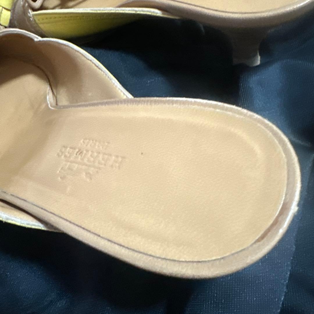 よ*し様 HERMES ミュール　バイカラー　エルメス　サンダル